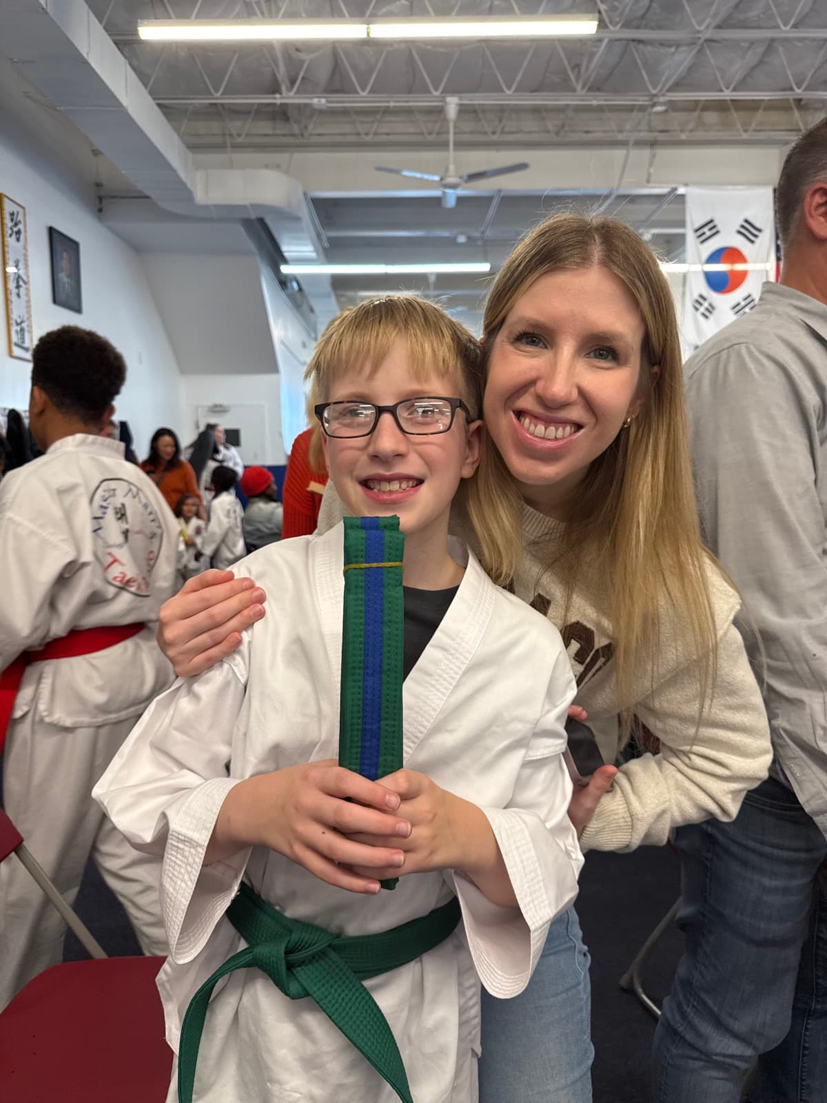 Taekwondo belt promotion